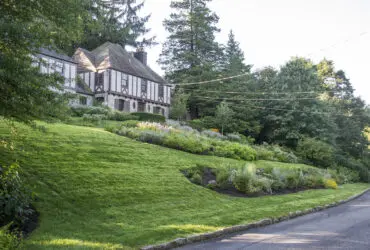 Severly Sloped Lawn transformed into Garden Terraces